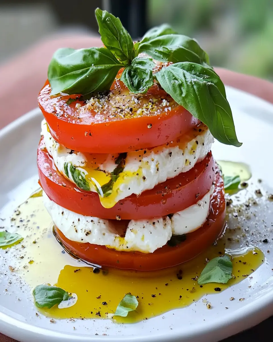 Stacked Tomato and Burrata Salad First Image First Image