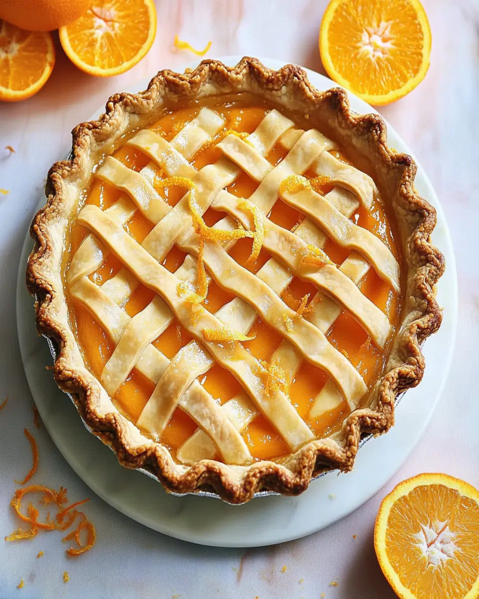 Seville orange and ginger pie First Image First Image