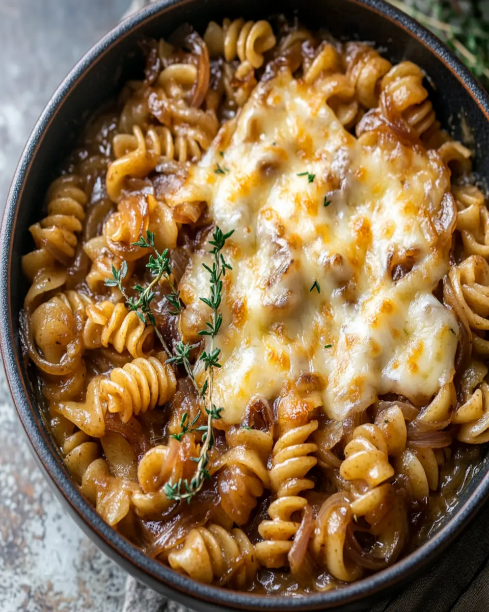 One Pot French Onion Pasta First Image First Image