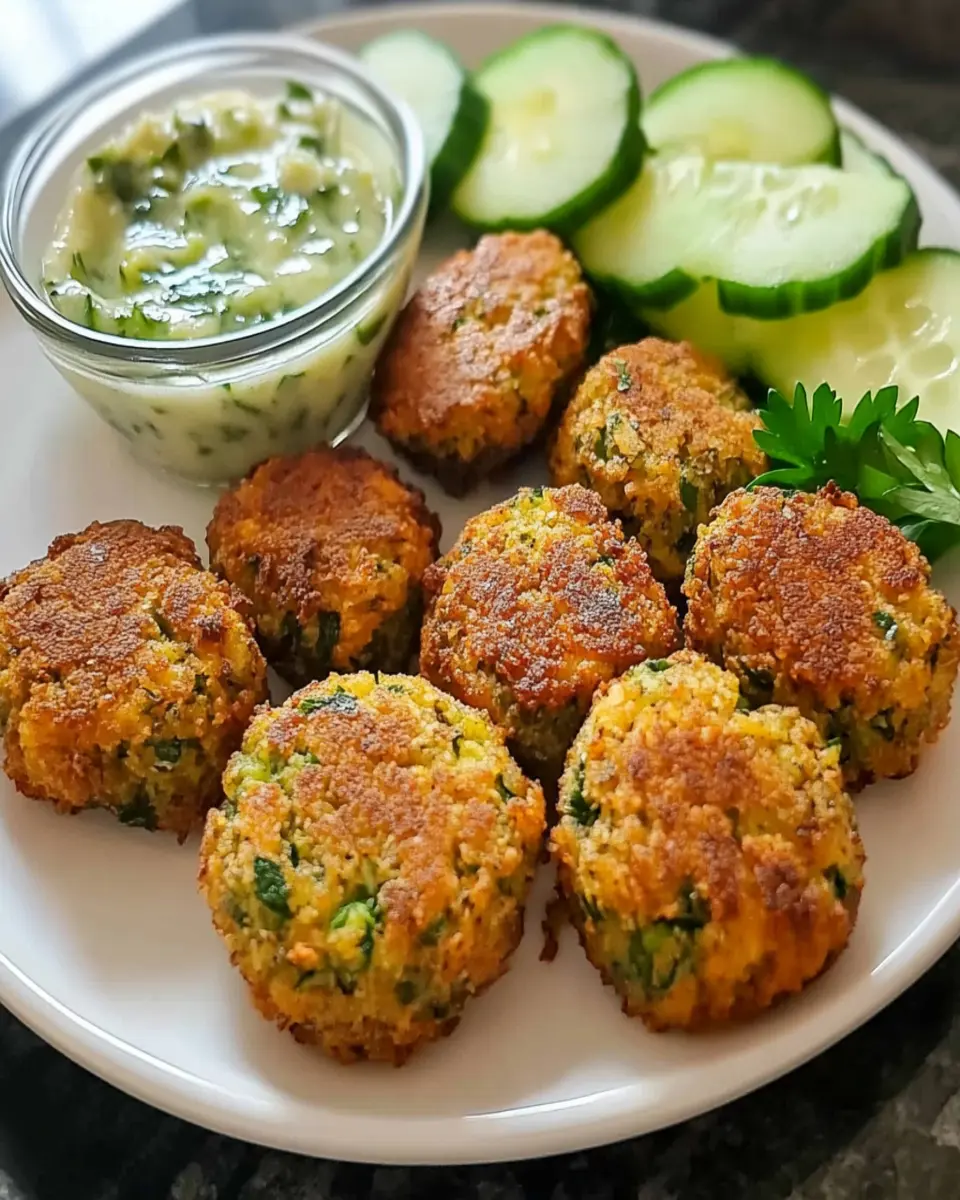 Sean's Falafel and Cucumber Sauce First Image First Image