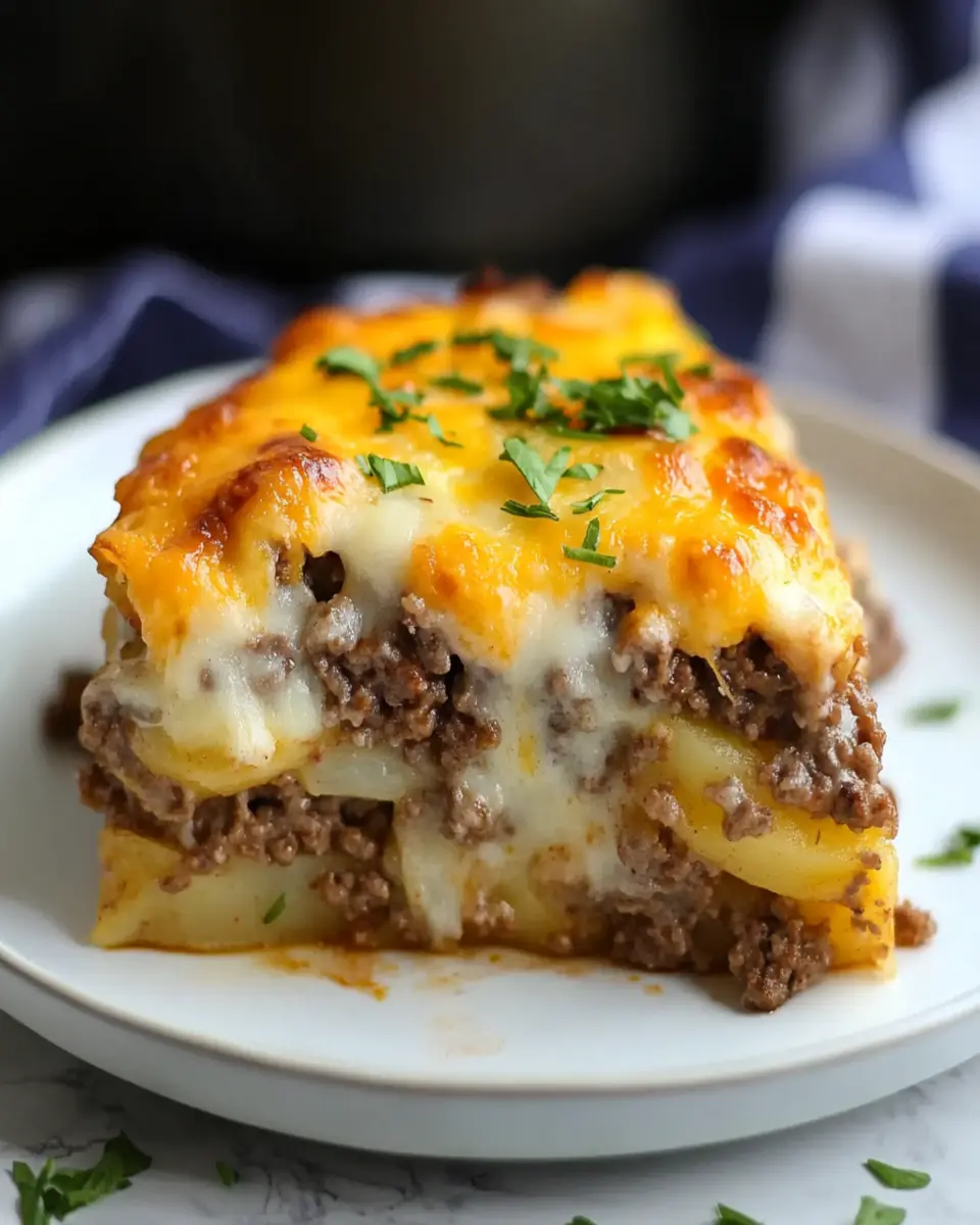 Hamburger Potato Casserole First Image First Image