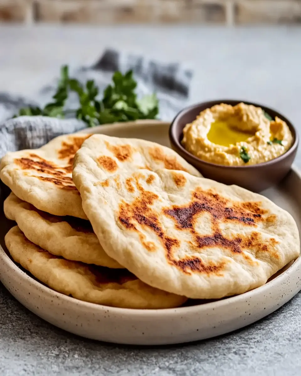 Homemade Pita Bread First Image First Image