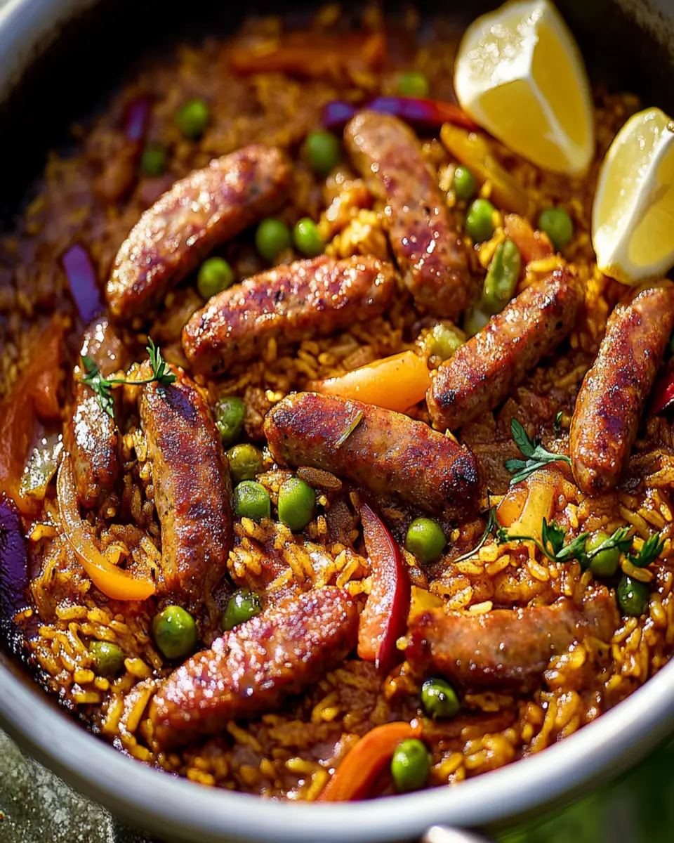 Sausage paella First Image First Image