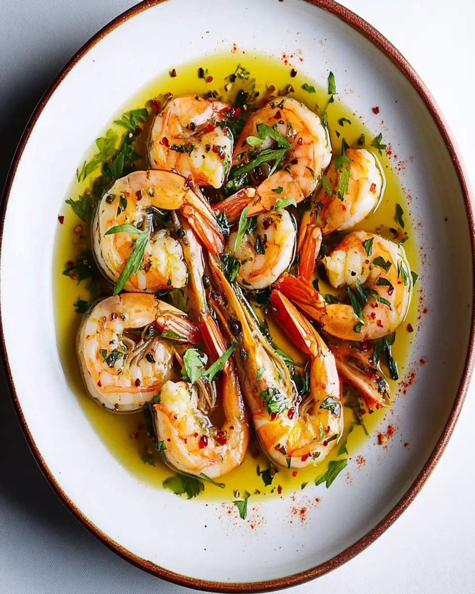 Wild garlic prawns pil pil First Image First Image