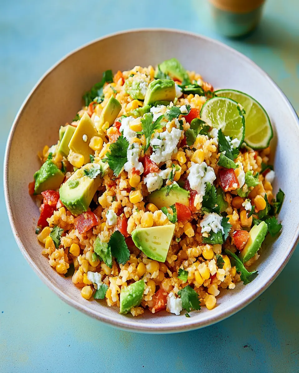 Mexican corn and crispy rice salad First Image First Image
