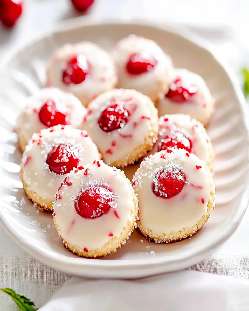 White-Chocolate Cherry Shortbread First Image First Image