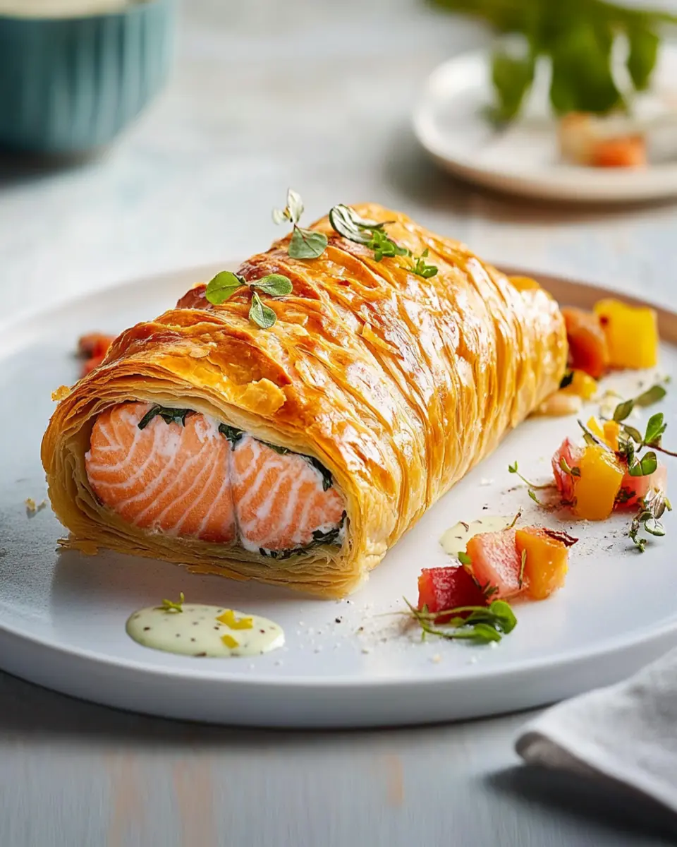 Salmon en croûte First Image First Image