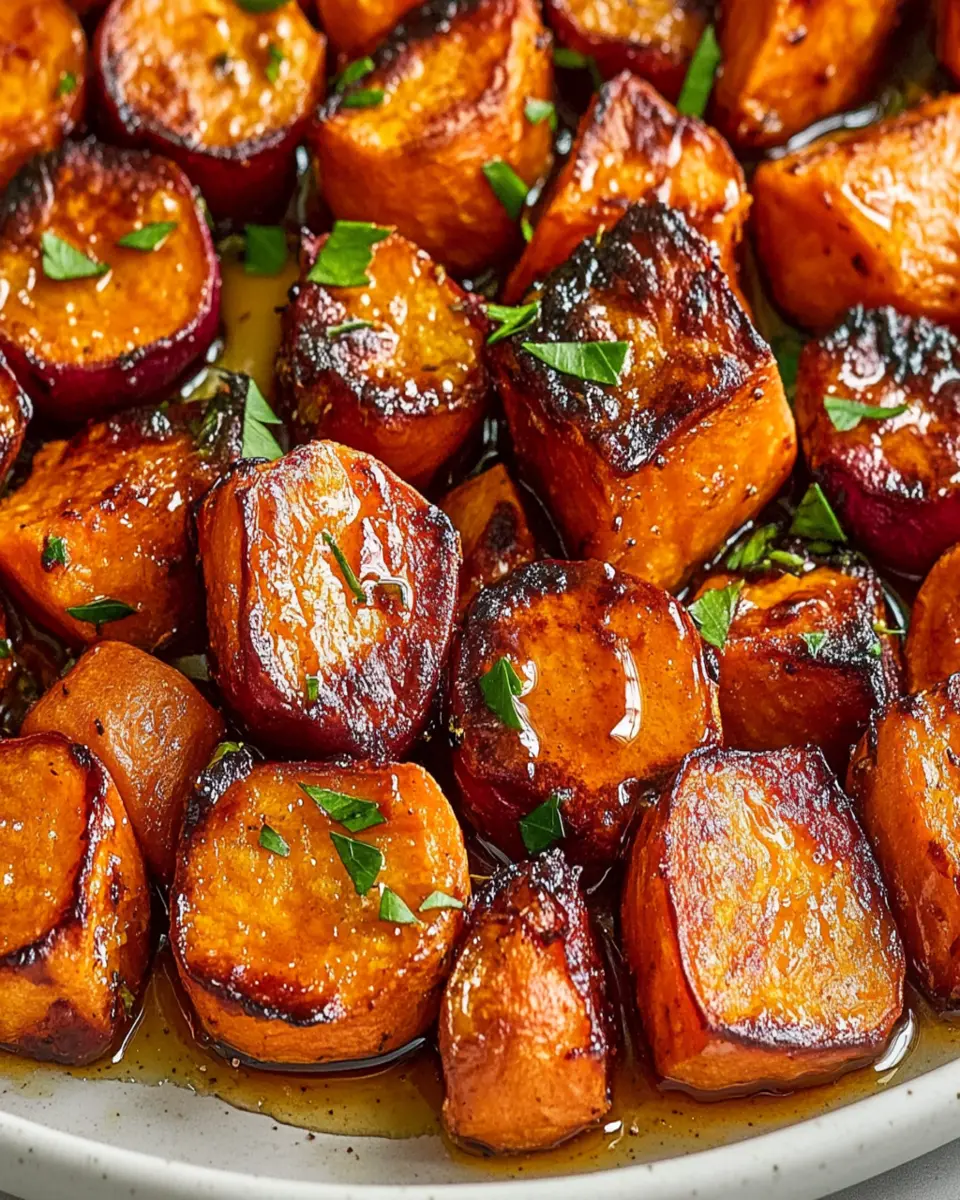 Hot Honey Melting Sweet Potatoes First Image First Image