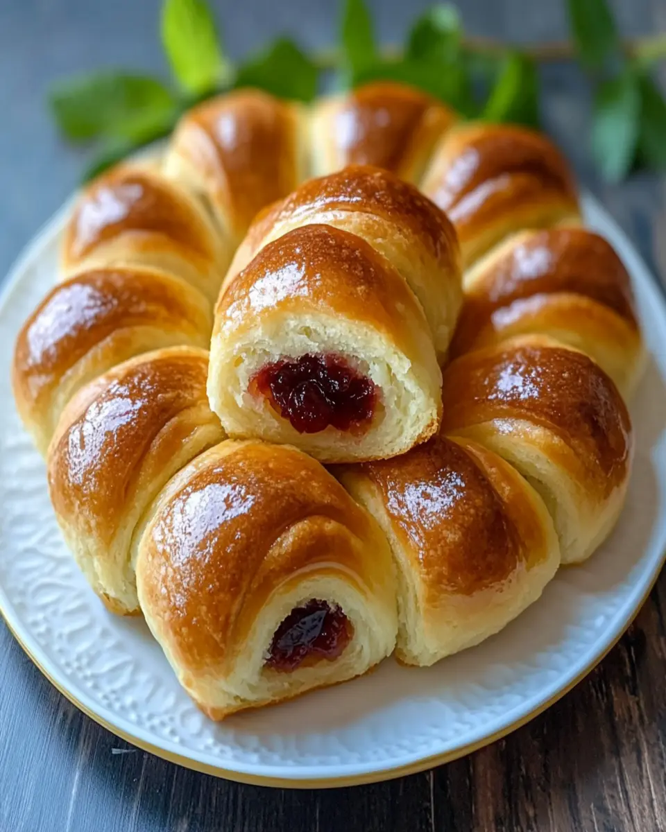 Recipe for Sweet Rolls with Jam Filling First Image First Image