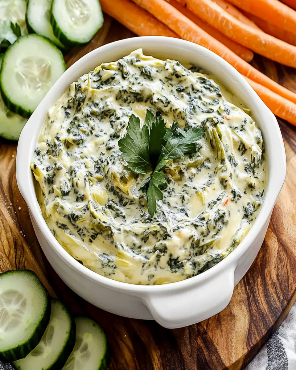 Healthy Spinach Artichoke Dip First Image First Image