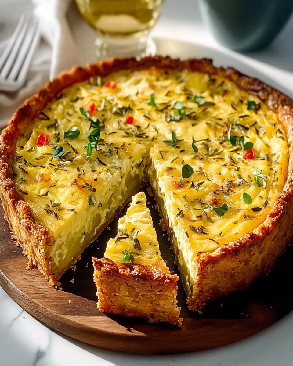 Dirty Martini Potato Crust Quiche First Image First Image