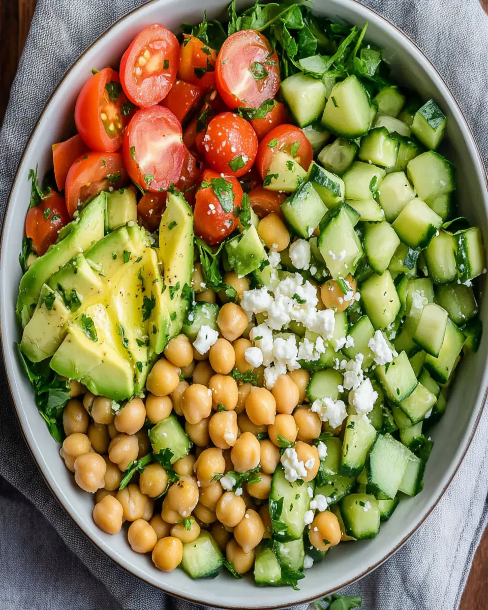 Avocado Chickpea Salad Bowl First Image First Image