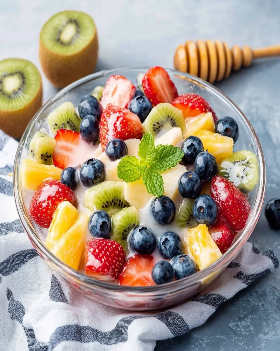 Fresh Fruit Rainbow Salad First Image First Image