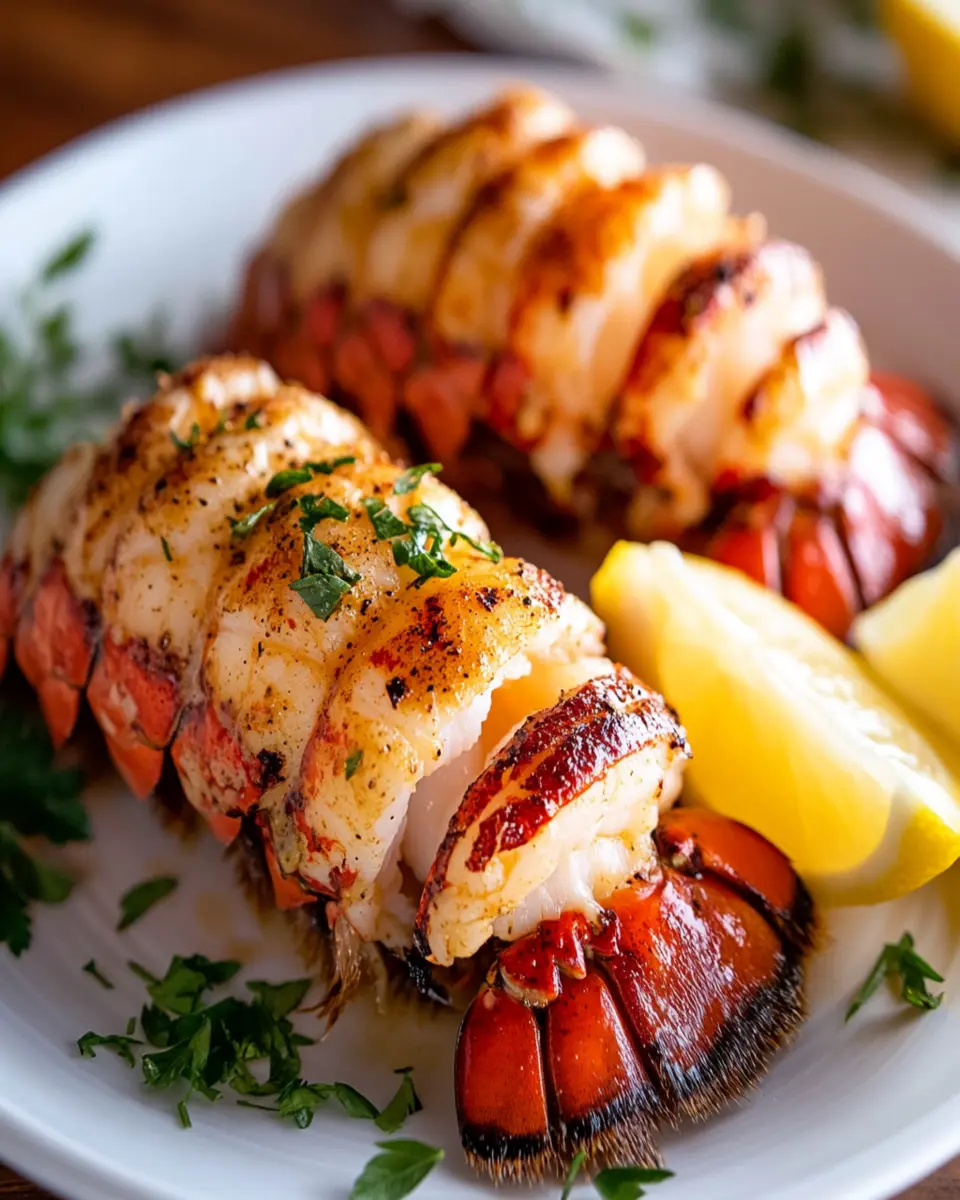 Broiled Lobster Tails First Image First Image