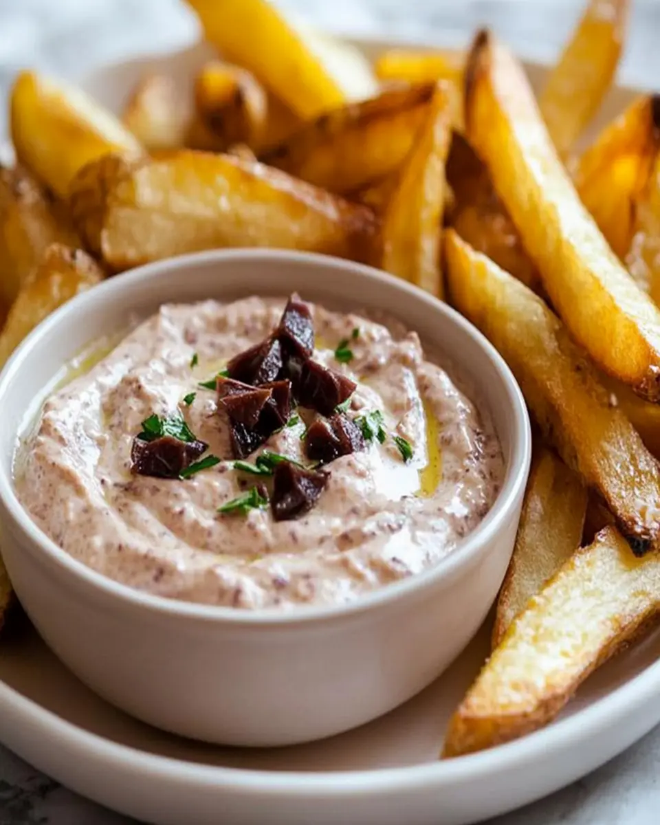 Kalamata Aioli with Oven-Baked Fries First Image First Image