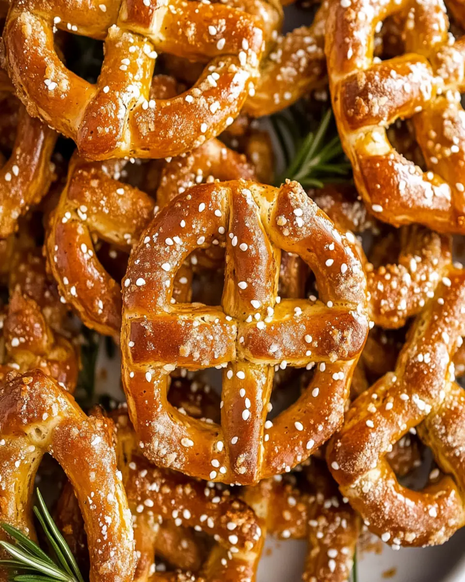 Honey Mustard Pretzels First Image First Image