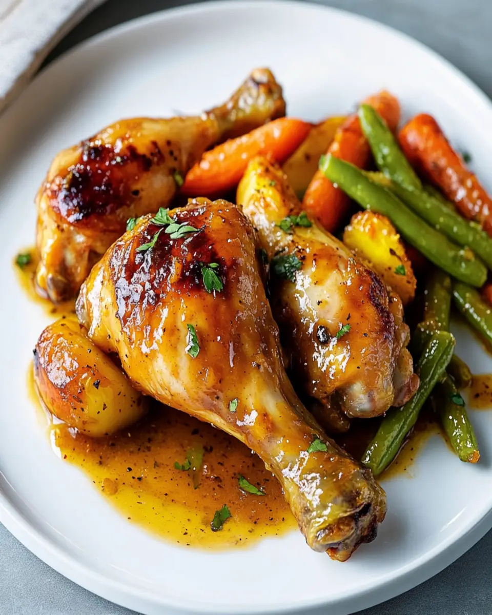 Honey-Mustard Chicken Legs First Image First Image