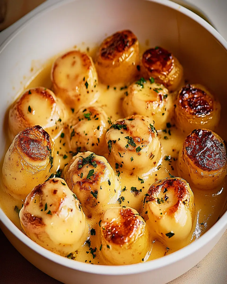 Cheesy ciderrarebit new potatoes First Image First Image