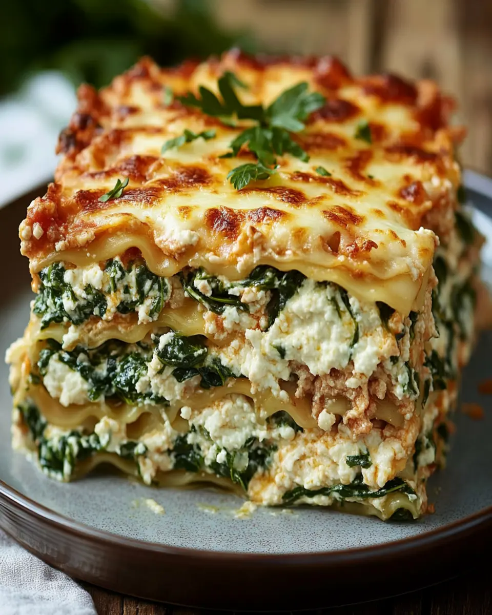 Turkey, spinach and ricotta lasagne First Image First Image