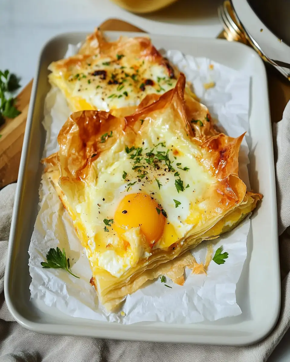 Filo “Khachapuri” Style Eggs First Image First Image