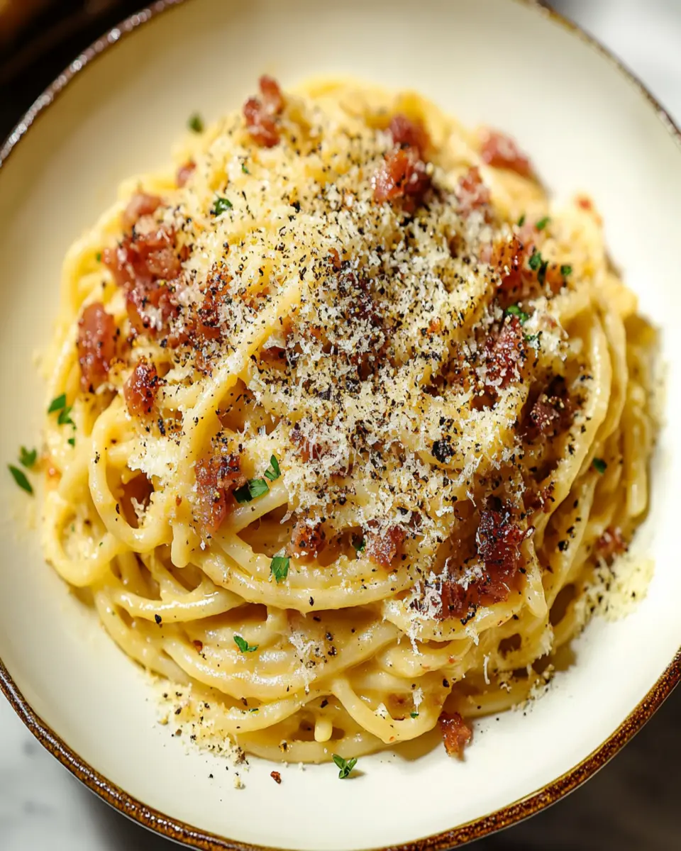Simple Carbonara Pasta Recipe First Image First Image