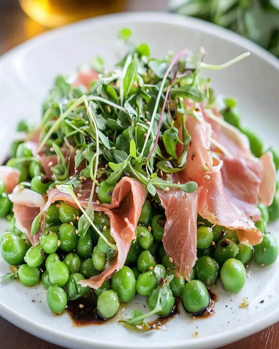 Pea Prosciutto Salad First Image First Image