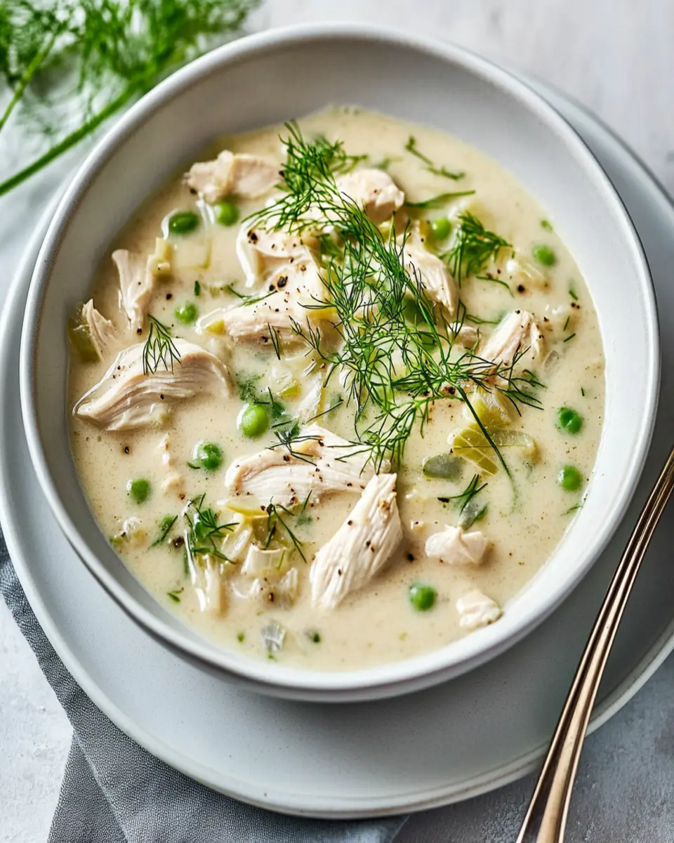 Hearty Creamy Chicken and Fennel Soup First Image First Image