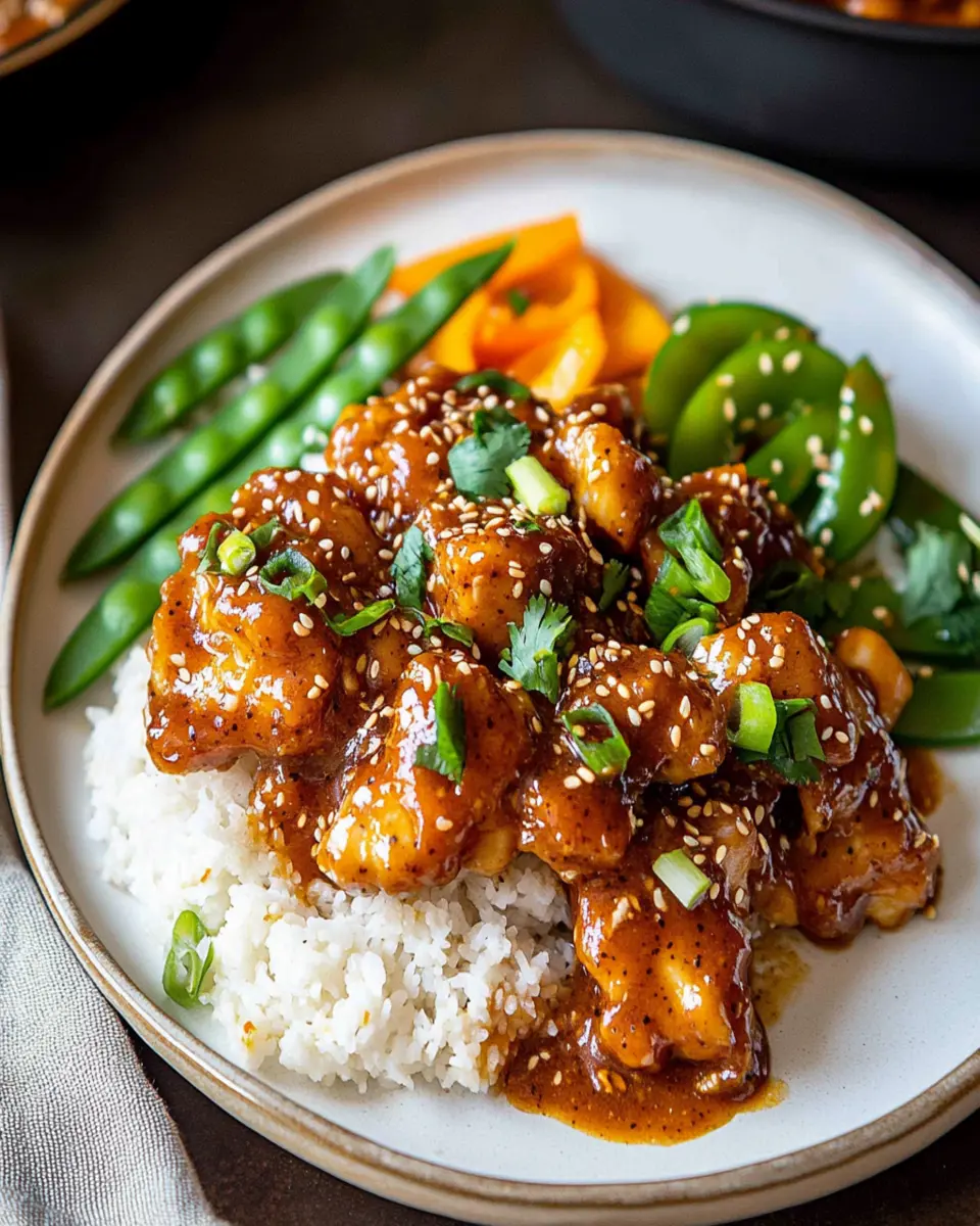 One Pan Spicy Sesame Butter Chicken First Image First Image