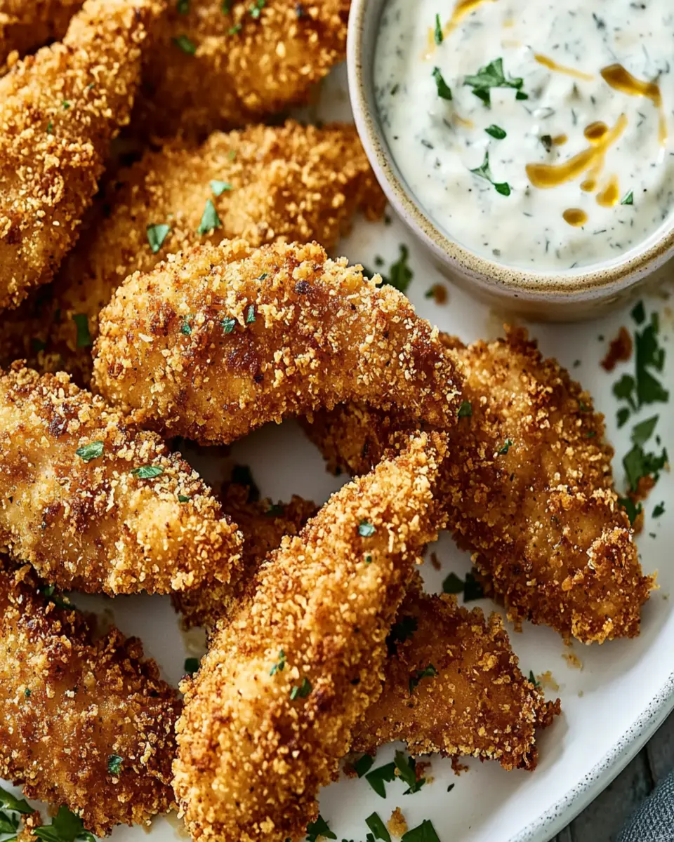 Chicken Tenders with Dill Pickle Ranch First Image First Image