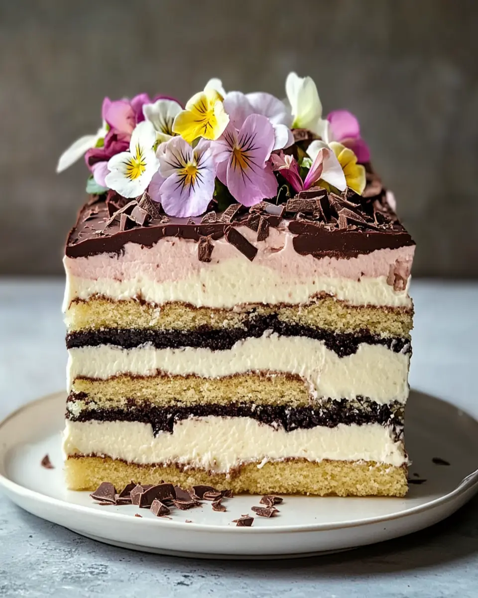 Black and White Cookie Icebox Cake First Image First Image