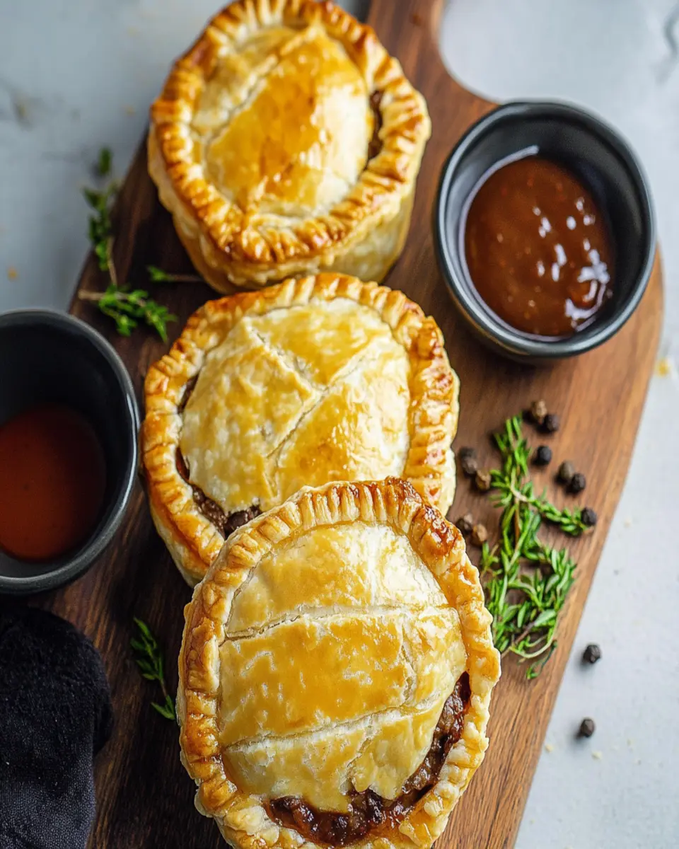 Steak & Cheddar Pies First Image First Image