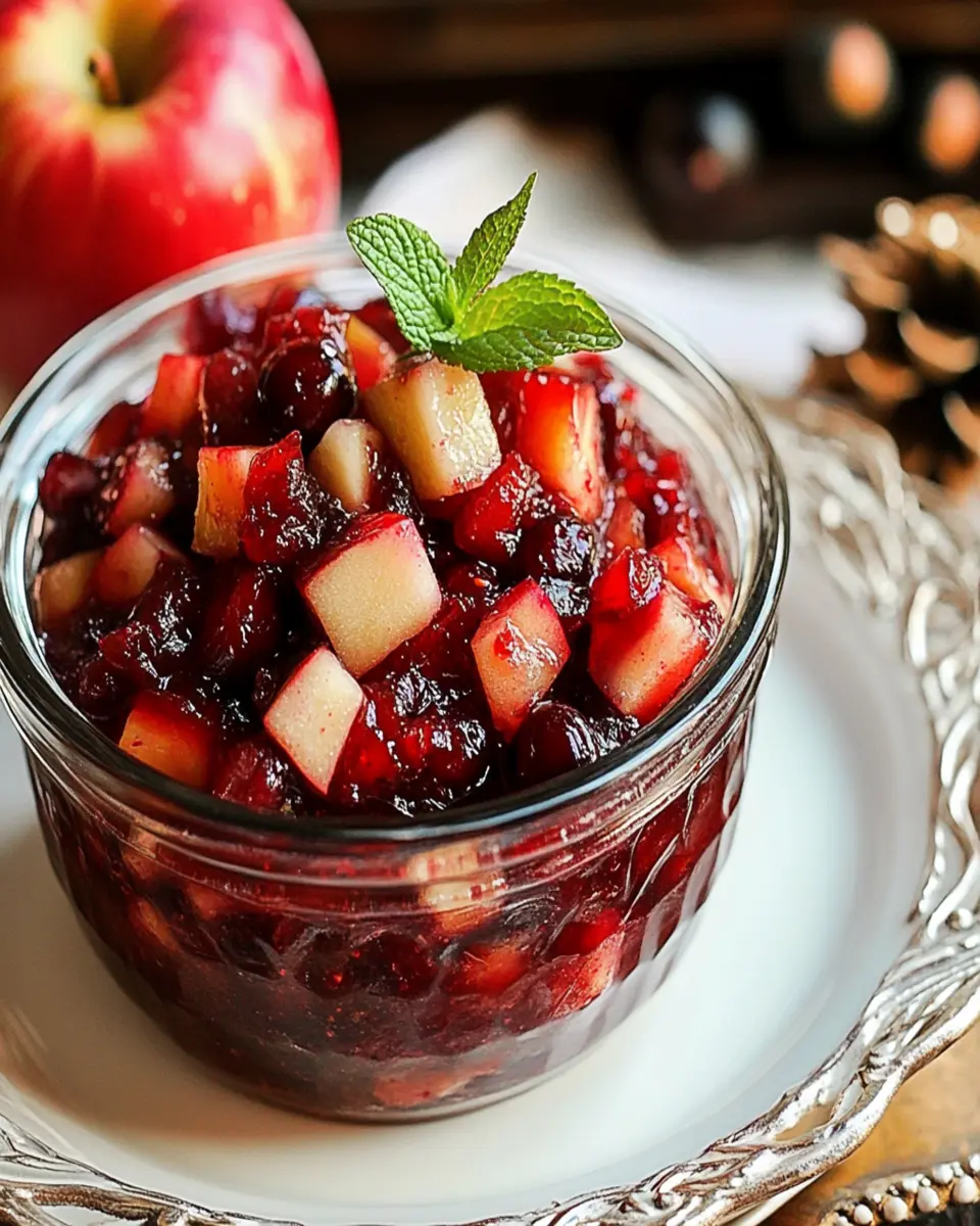 Apple Cranberry Chutney First Image First Image