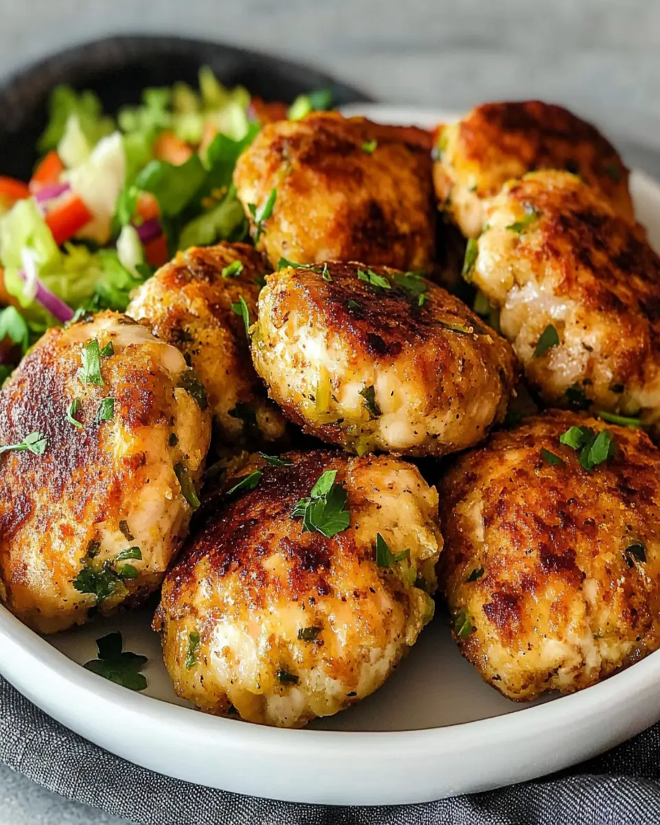 Air fryer chicken rissoles First Image First Image