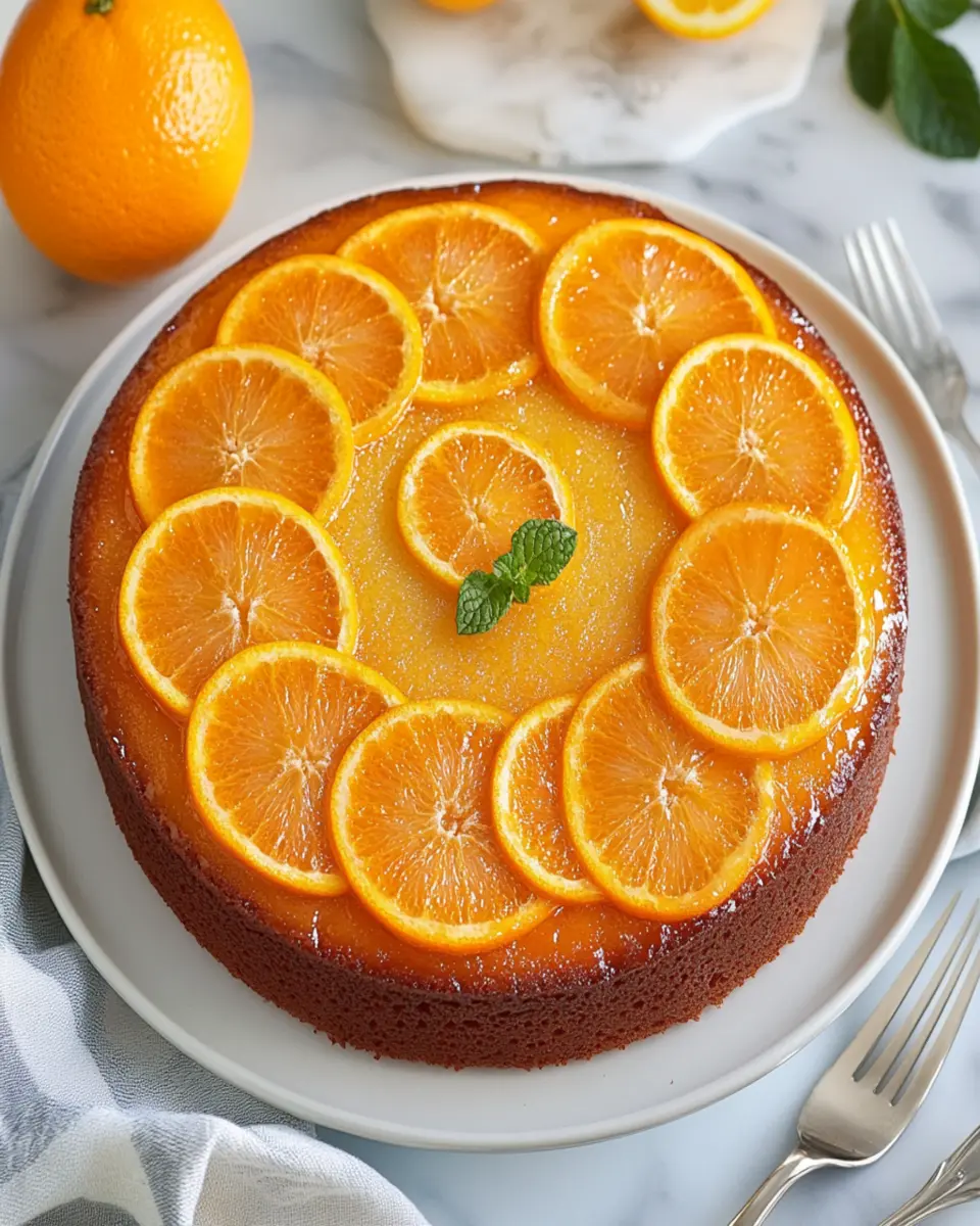 Sicilian Whole Orange Cake First Image First Image