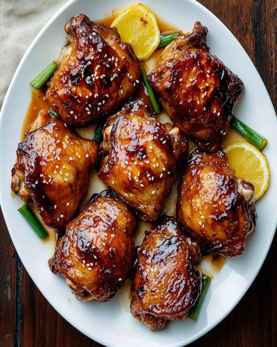 Honey Soy Glazed Chicken Thighs First Image First Image