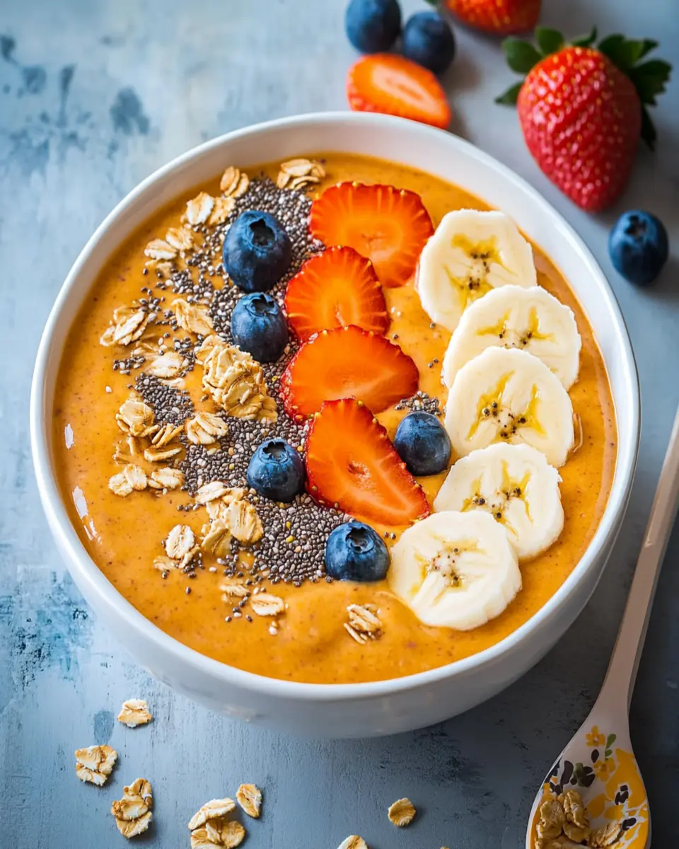 Orange Smoothie Bowl First Image First Image