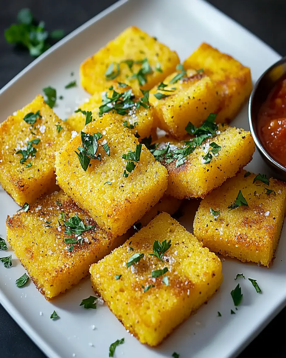 Fried Polenta Slices First Image First Image
