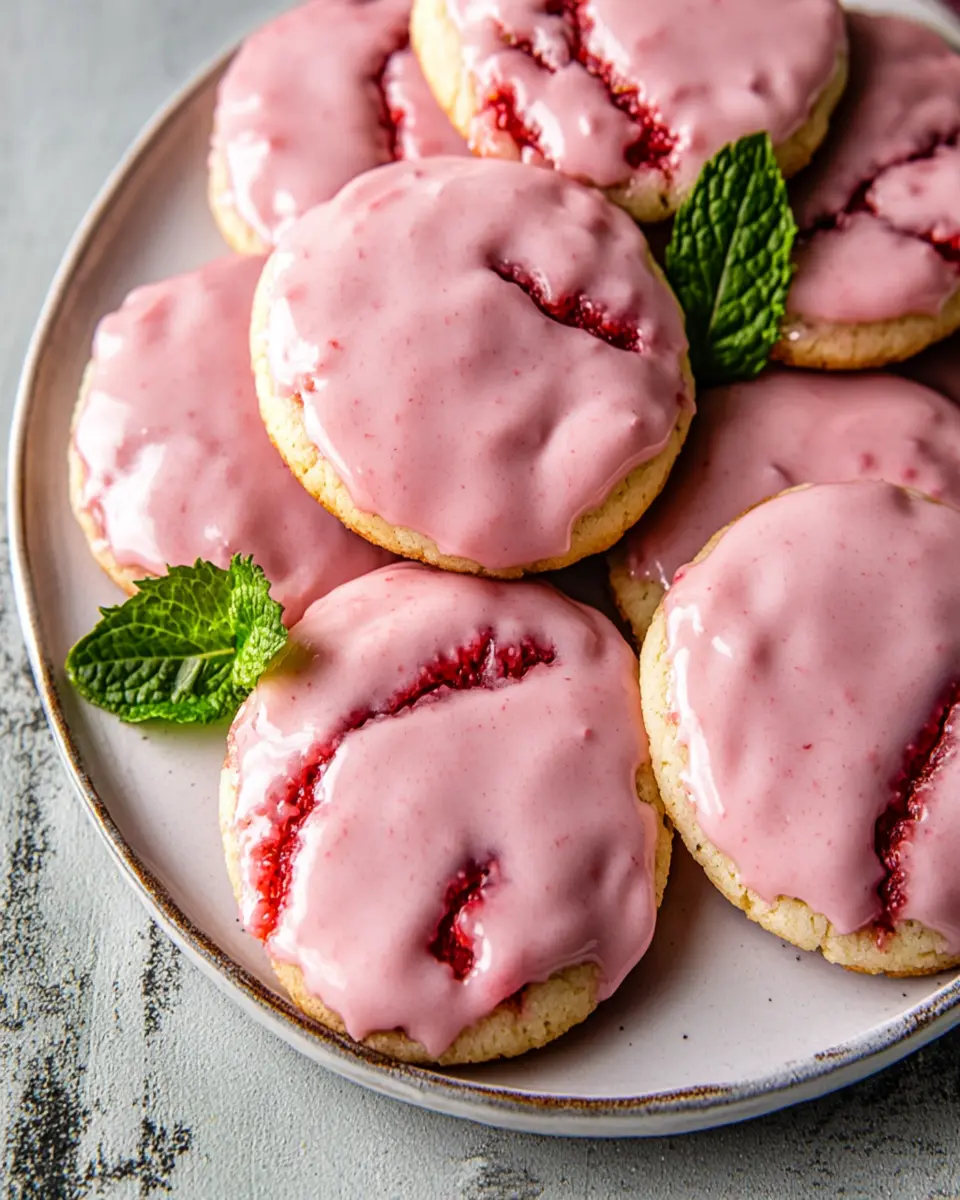 Double Strawberry Sugar Cookies First Image