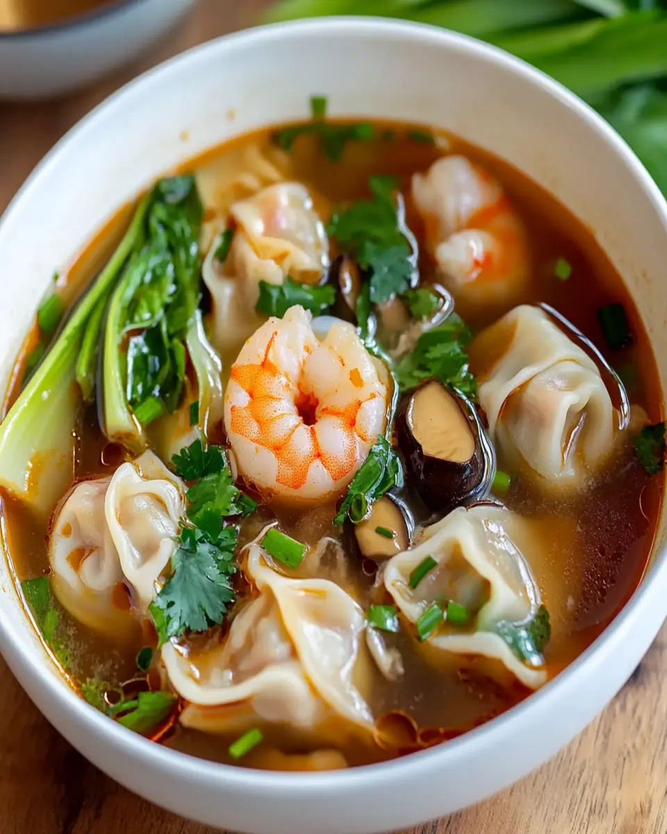 Deconstructed Wonton Soup First Image First Image