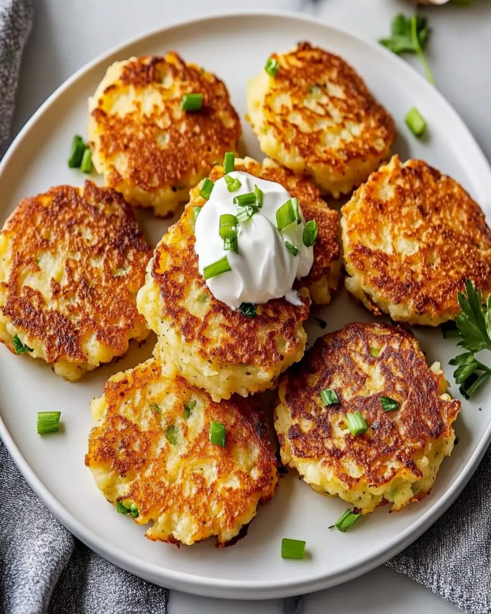 Leftover Mashed Potato Pancakes First Image First Image