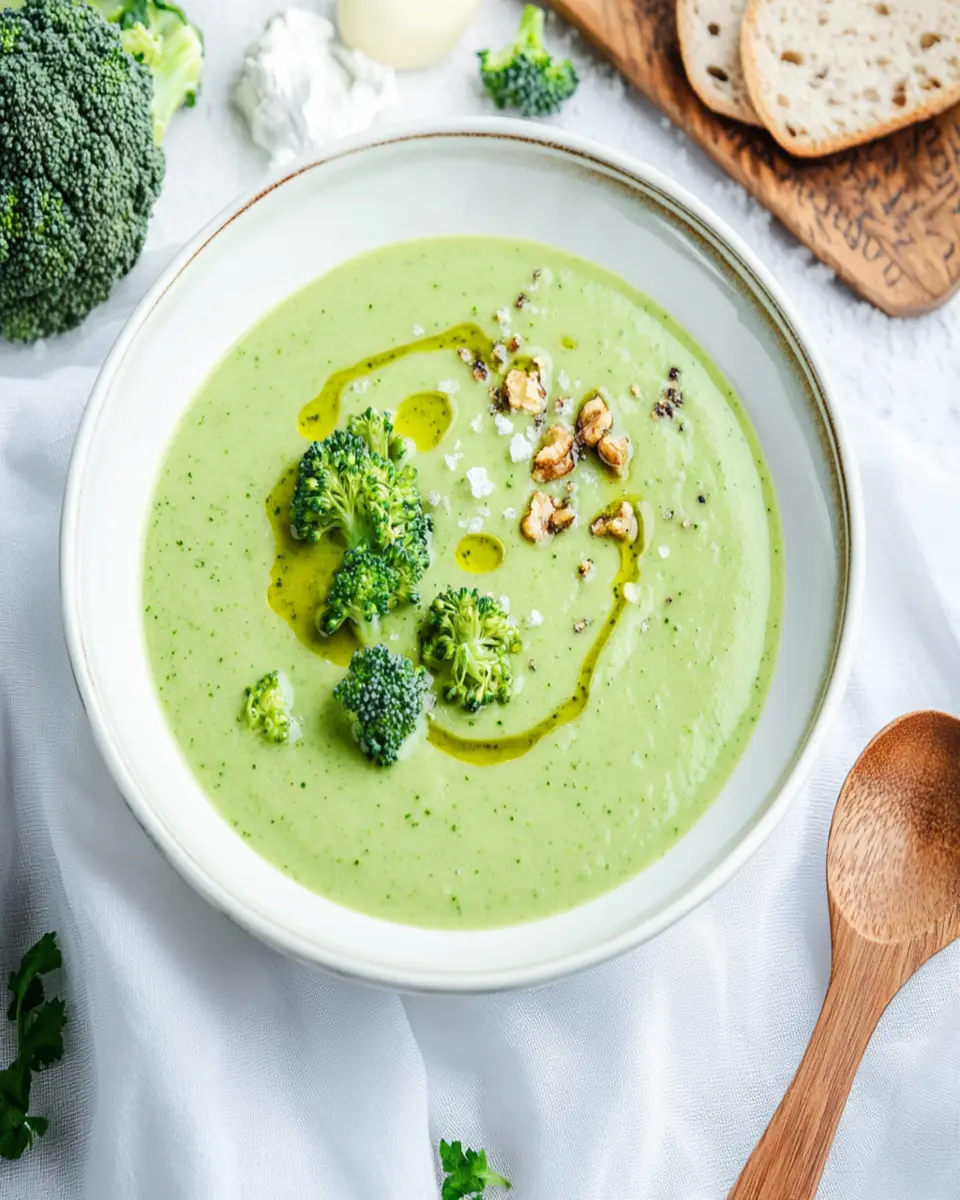 beautiful broccoli soup First Image First Image