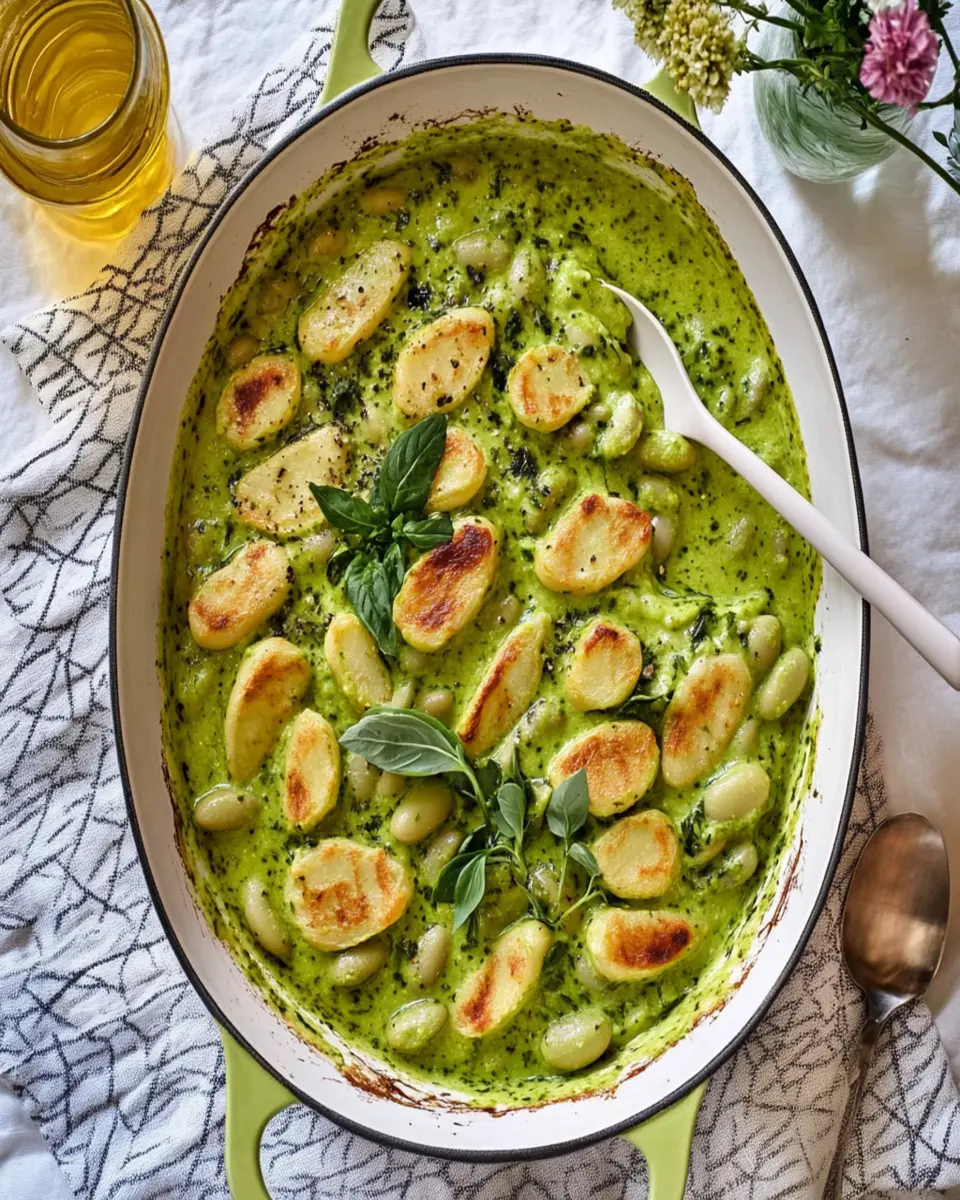 Lima Bean Casserole with Green Coconut Sauce First Image First Image