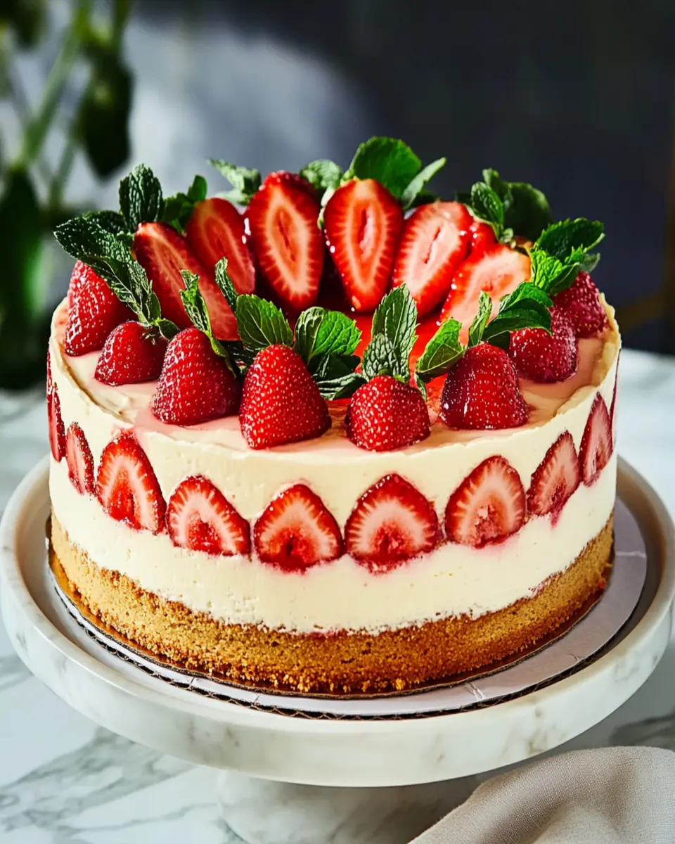 Fraisier Cake First Image First Image