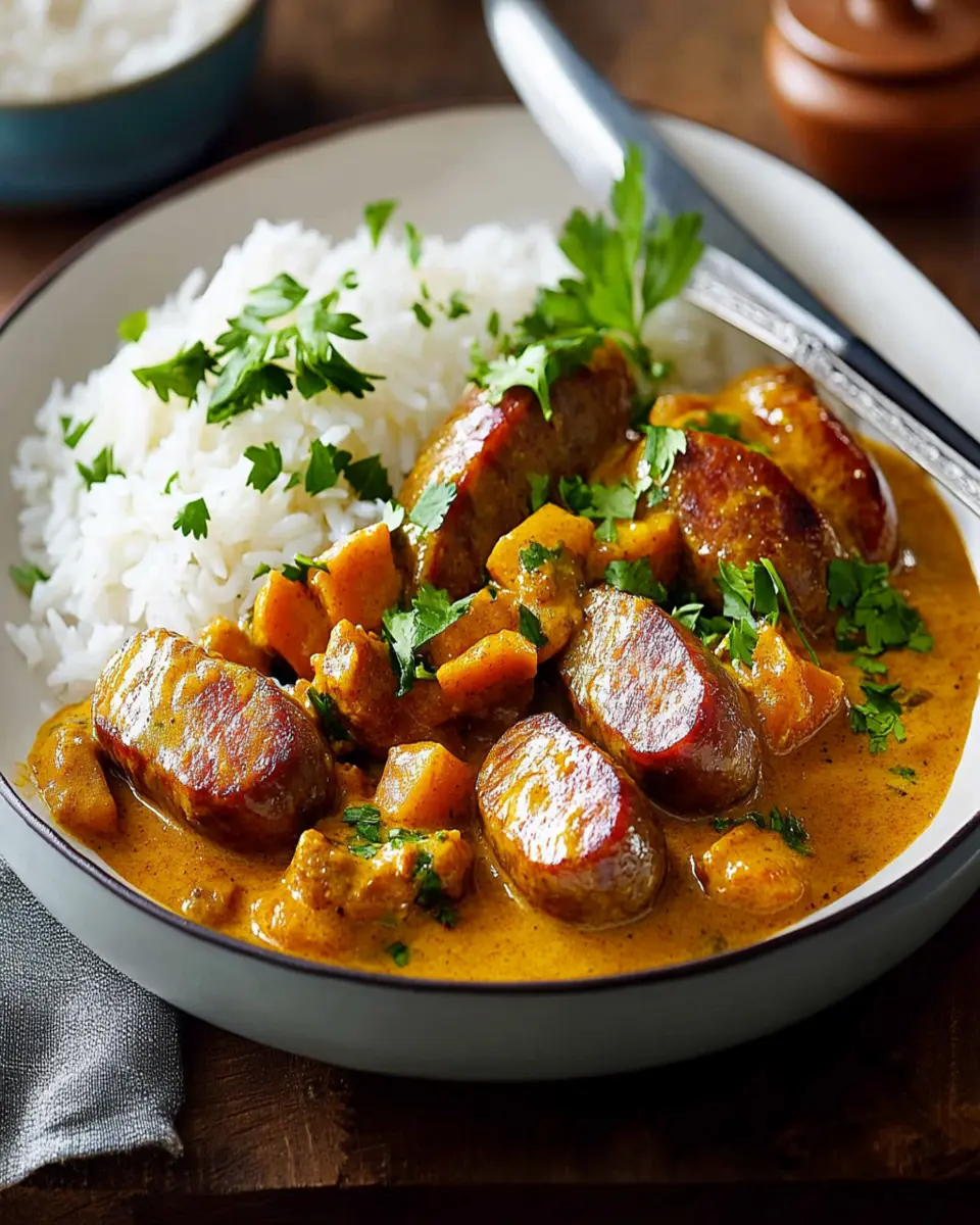Classic Curried Sausages First Image First Image