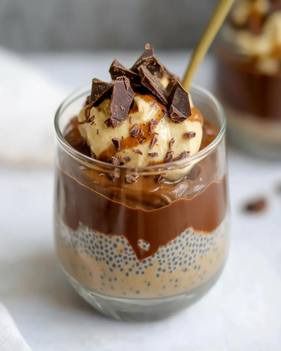 Chocolate Peanut Butter Chia Pudding First Image First Image