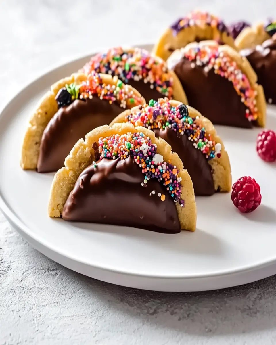 Chocolate Taco Cookies First Image First Image