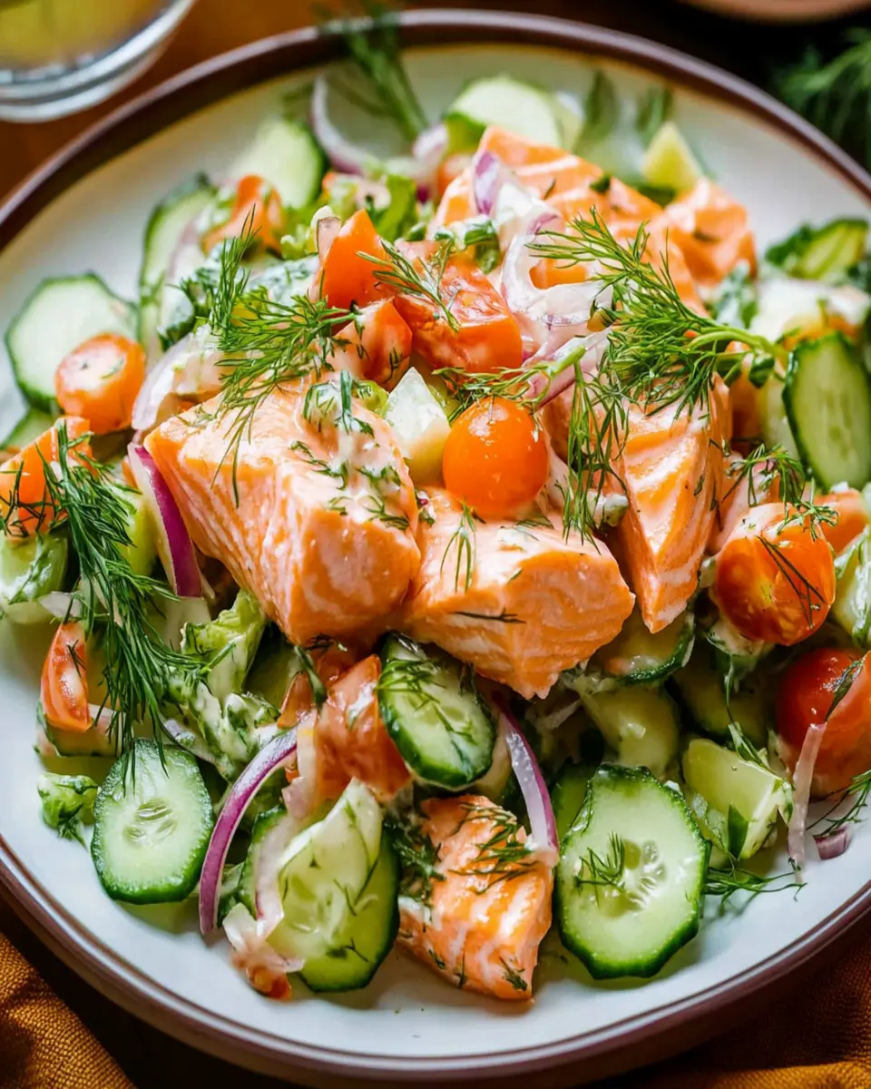 Salmon Salad First Image First Image