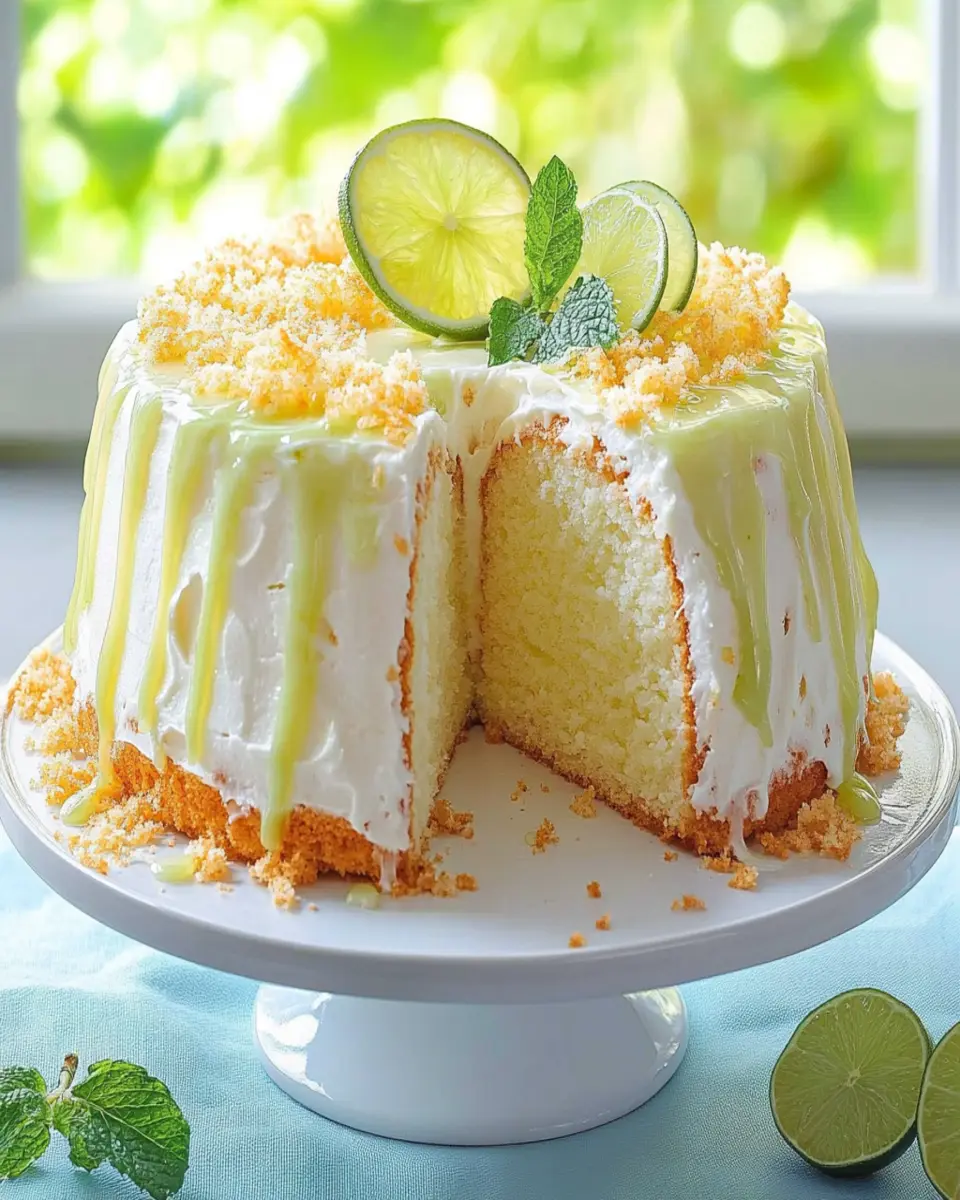 Lime Angel Food Cake First Image First Image