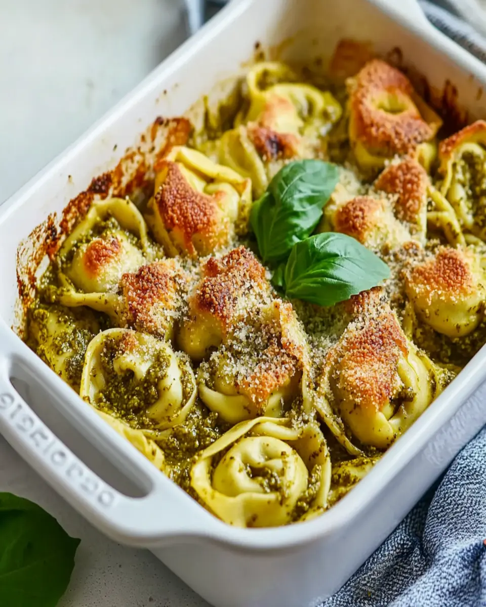 Pesto Tortellini Bake First Image First Image