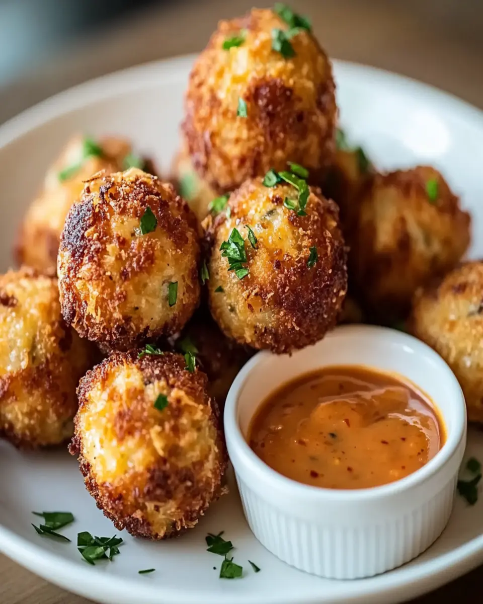 Reuben Balls with Spicy Thousand Island Dipping Sauce First Image First Image